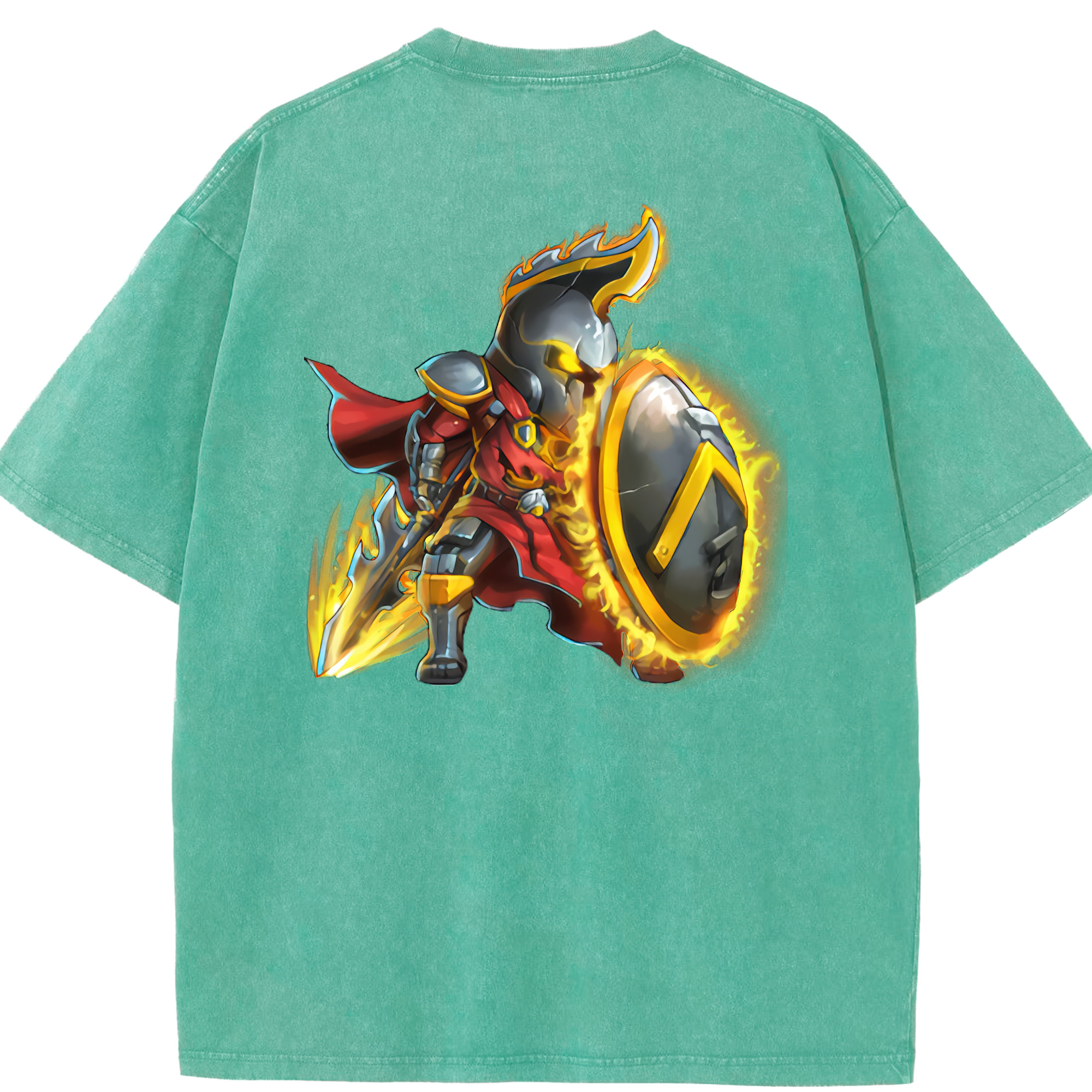 リーグ・オブ・レジェンド League of Legends LOL 綿100% ヴィンテージ風 半袖Tシャツ（背面プリント）